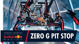 Taking an F1 Pit Stop to a whole new level  Aston Martin Red Bull Racings Zero Gravity Pit Stop [upl. by Draner]