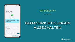 Alle Benachrichtigungen ausschalten  WhatsApp Android [upl. by Drofniw]