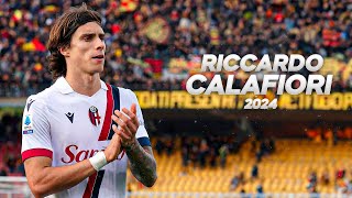 Riccardo Calafiori  Full Season Show  2024ᴴᴰ [upl. by Kinnon]