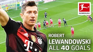 All 40 Goals of Robert Lewandowski 202021 so far [upl. by Everard477]