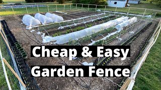 Cheap and Easy Garden Fence Keeps Everything Out [upl. by Bolger]