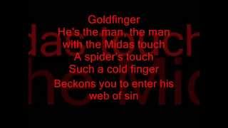 Goldfinger Song  Lyrics [upl. by Heuser]