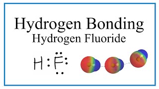 Hydrogen Bonding in Hydrogen fluoride HF [upl. by Ardnoed]