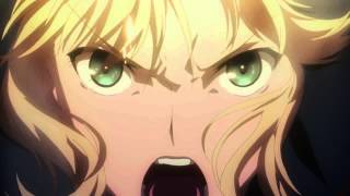 Fatestay night UBW 2015  Saber Excalibur Attack 1080p [upl. by Hainahpez616]