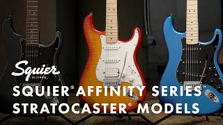 Exploring The Squier Affinity Series Stratocaster Models  Fender [upl. by Kera]