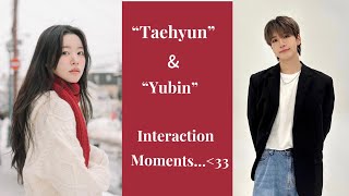 Yubin amp Taehyun Interaction Moments [upl. by Eiramlatsyrk]