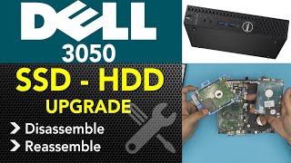 Dell Optiplex 3050 Mini Pc SSD NVME  Hdd UPGRADE [upl. by Schertz]