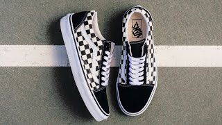 VANS CHECKERED OLD SKOOL REVIEW  ON FEET [upl. by Gilmore814]