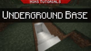 Minecraft Tutorial  Sliding Underground Base v30 [upl. by Ahseka]