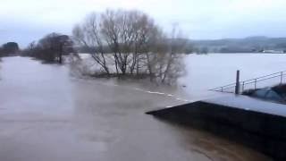 Garstang Flood Barrier in Operation 6 December 2015 [upl. by Naryk119]