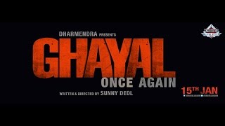 GHAYAL ONCE AGAIN TEASER  SUNNY DEOL [upl. by Goldsworthy620]