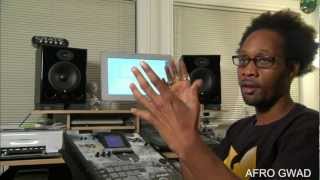 RZA IN STUDIO FOR AFRO SAMURAI RESURRECTION HIGH DEFINITION 1080P [upl. by Reve401]