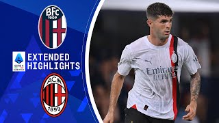 Bologna vs Milan Extended Highlights  Serie A  CBS Sports Golazo [upl. by Netsirhk]