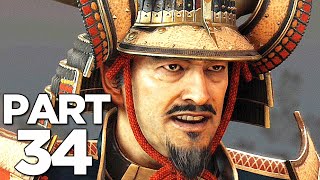 GHOST OF TSUSHIMA Walkthrough Gameplay Part 34  LORD SHIMURA PS4 PRO [upl. by Tade]