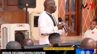 Pastor Wilfred Lai Powerful Preaching in Front of Ruto [upl. by Aicekat]