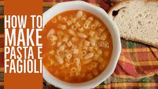 How to make Pasta Fagioli  Cara Di Falco  Caras Cucina [upl. by Luy]