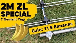 HAM Radio 2M ZL Special 7 Element YAGI build Kitchen Projects [upl. by Ecinrev]