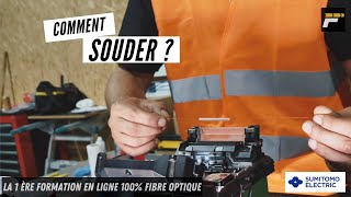 Comment souder une Fibre Optique  SUMITOMO [upl. by Ddene]