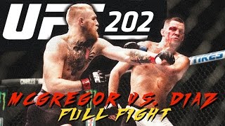 UFC 202 Conor McGregor vs Nate Diaz Full Fight Highlights [upl. by Euqirdor]