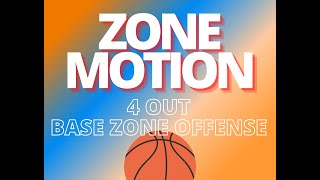 Zone Motion  4 Out Base Zone Offense [upl. by Vladimir706]