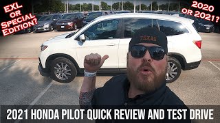 2021 Honda Pilot EXL Quick Review and Test Drive [upl. by Willms476]