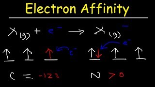 Electron Affinity Trend Basic Introduction Chemistry [upl. by Nalyt212]