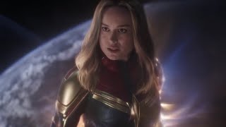 Captain Marvel vs Thanos  Avengers Endgame 2019 HD [upl. by Eilama437]