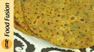 Besan ki roti and Lahsun ki chutney recipes by Food Fusion [upl. by Onaicul]