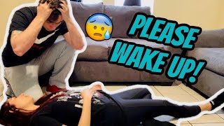 FAINTING PRANK ON BOYFRIEND CUTE REACTION [upl. by Alya]