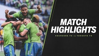 HIGHLIGHTS Seattle Sounders FC vs Toronto FC  November 10 2019 [upl. by Melanie258]