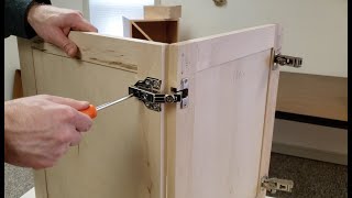 How To Install Corner Susan Door Hinges [upl. by Euqinahs]