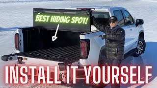 Hard Folding Tonneau  Box Cover Install GMC Sierra Chevy Silverado [upl. by Mcmillan]