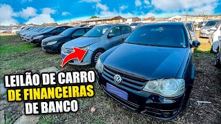 LEILÃO de CARRO DE FINANCEIRAS DE BANCO [upl. by Ronda351]