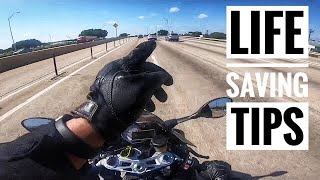 Motorcycle Highway Riding Tips New Riders Watch This [upl. by Koziarz]