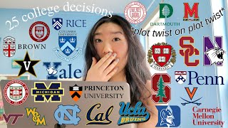 COLLEGE DECISION REACTIONS 2021 all 8 ivies Stanford UCs T20 watch till the end emotional [upl. by Sul]