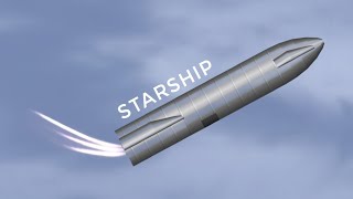 Starship Landing Flip Maneuver  SFS 15 [upl. by Einohtna]