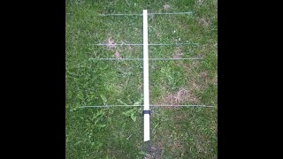 A Homebrew Four Element 2 Metre Portable Yagi Antenna [upl. by Kant474]