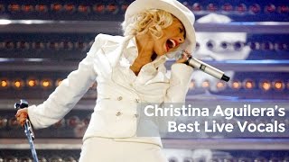 Christina Aguileras Best Live Vocals [upl. by Borries527]