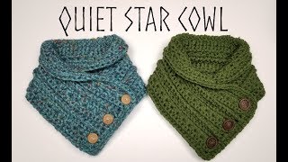 Quiet Star Cowl  Crochet Tutorial [upl. by Leavy]