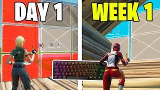 1 WEEK Controller to Keyboard and Mouse Progression Fortnite [upl. by Igig]