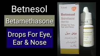 Betnesol  Betamethasone Drops For Eye Ear amp Nose [upl. by Ross]