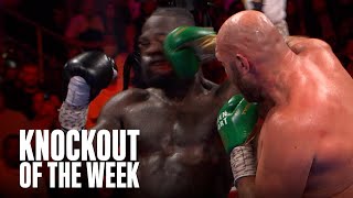 Every Angle of Tyson Fury Knocking Out Wilder in 3rd Final Bout of Trilogy  KNOCKOUT OF THE WEEK [upl. by Mariande566]