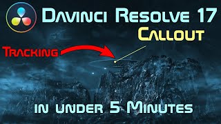 Davinci Resolve 17 Callout Tracking in Under 5 Minutes [upl. by Ivanna]