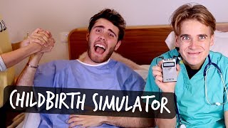 MEET THE ZALFIE BABY  CHILDBIRTH SIMULATOR [upl. by Lyrak]