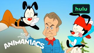 Animaniacs Jurassic Park Clip  Hulu [upl. by Odrarebe329]