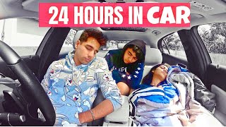 LIVING IN MY CAR FOR 24 HOURS Challenge  Rimorav Vlogs [upl. by Gusella]