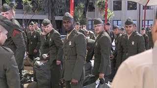 After Boot Camp – Students Arrive For Marine Combat Training [upl. by Kassandra]