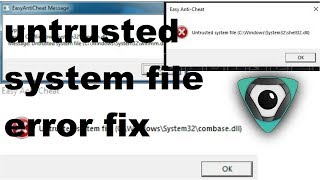 HOW TO FIX APEX LEGENDS easy anticheat untrusted system file errors [upl. by Curkell610]