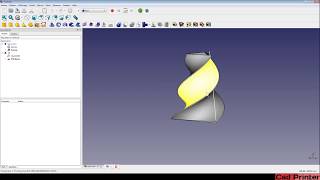 Freecad Tutoriel 11Bien débuter Créer une forme avec une série de profils [upl. by Eniamraj]