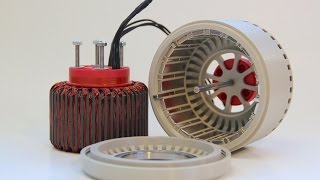 600 Watt 3dprinted Halbach Array brushless DC electric Motor [upl. by Haimerej]